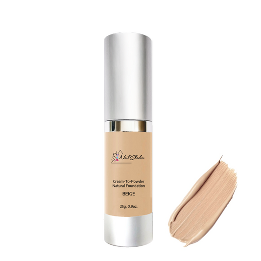 Cream-To-Powder Natural Foundation (BEIGE) (25g, 0.9oz.)